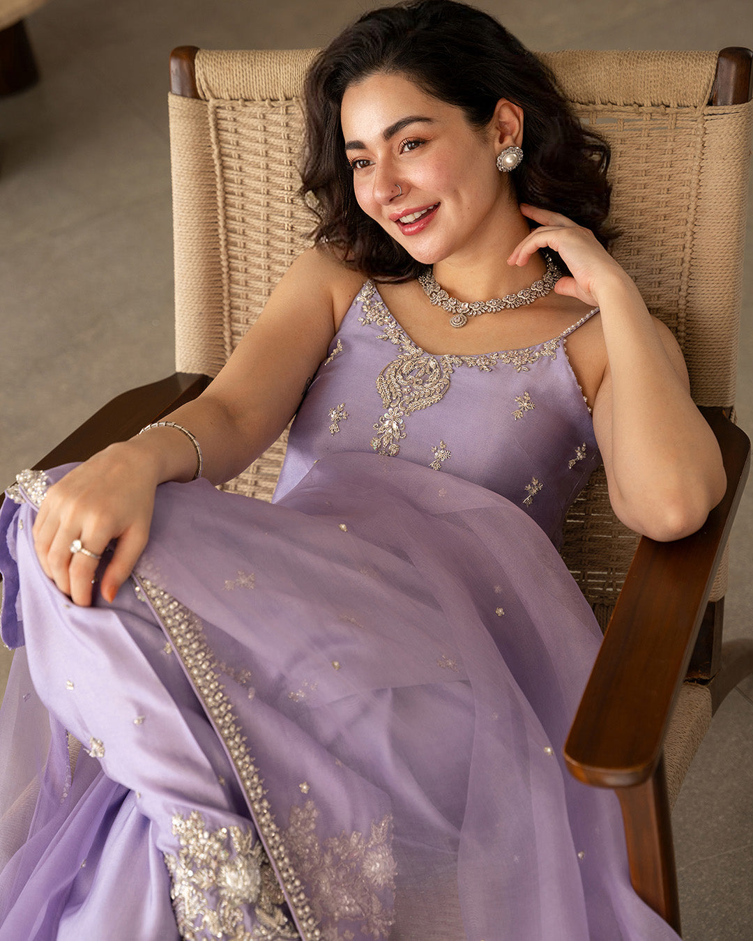 Faiza Saqlain | Reina Luxe | Renee - Formal Dress - available at Maria Faisal in UK and USA.