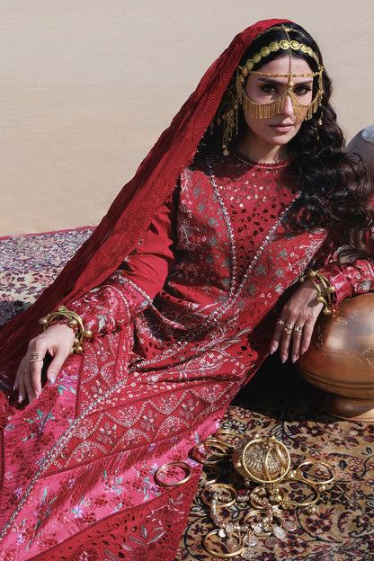 Nureh | Aman Luxe | Kiraz NE-230 - Luxury Dress - available at Maria Faisal in UK and USA.
