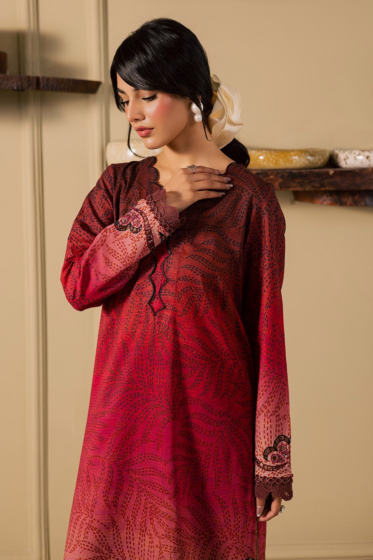 Nureh | Ballerina Summer 26 | NU2-198 - Dress - available at Maria Faisal in UK and USA.