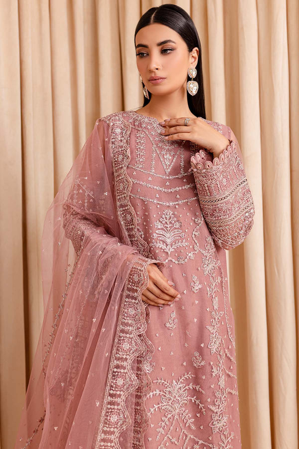 Farasha | Lumiere Formals | PASTEL PEACH - Ladies Clothes - Maria Faisal