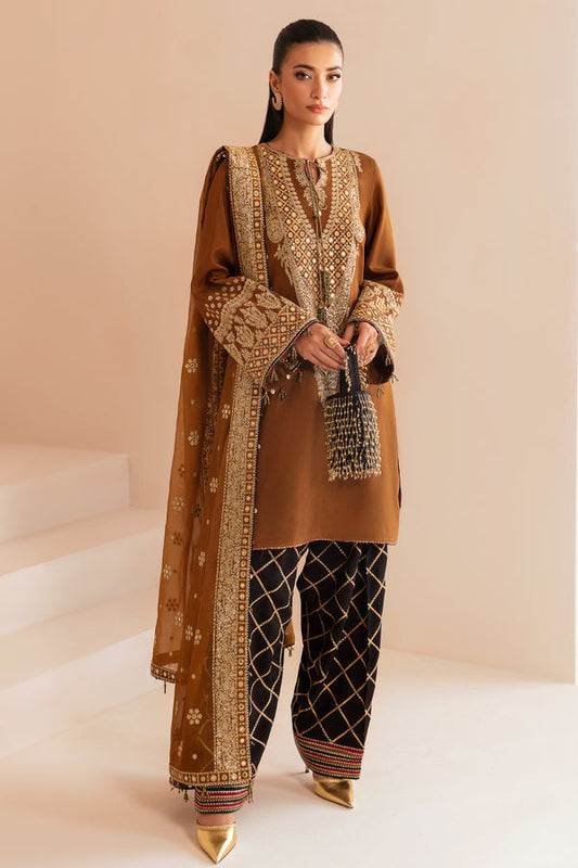 Jazmin | Formals Collection | Raw Silk UR-7037 - Ladies Clothes - Maria Faisal