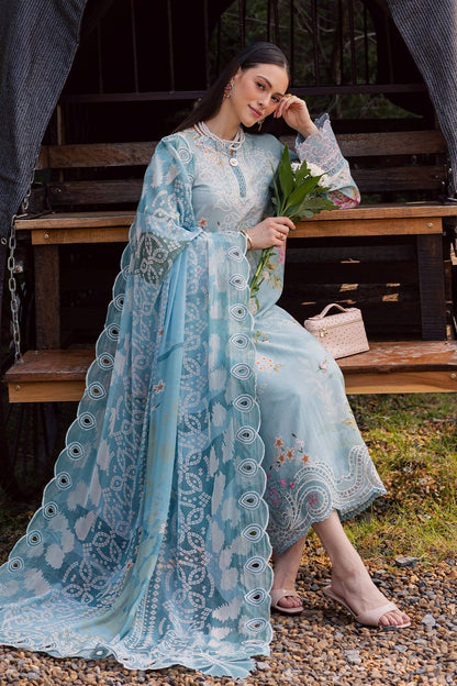 Nureh | Gardenia Lawn 26 | NSG-209 - Dress - available at Maria Faisal in UK and USA.