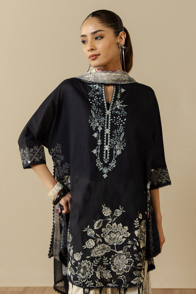 Zara Shahjahan | Coco Prints 26 | CASSIA-10B - Casual Dress - available at Maria Faisal in UK and USA.