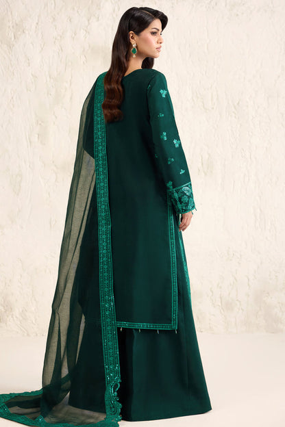 Farasha | Formals 26 | Emerald Luxe - Formal Dress - available at Maria Faisal in UK and USA.