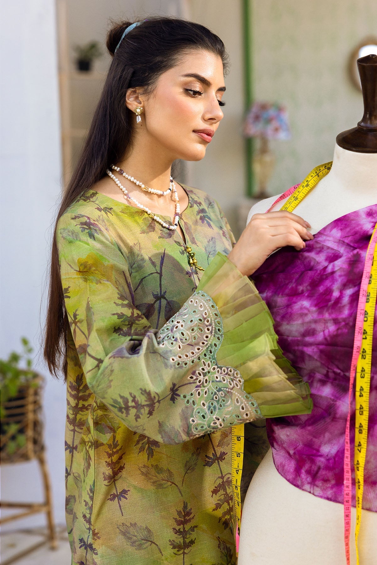 NU2-123 – authentic Pakistani dress from the Ballerina Winter 25 collection for women in the UK