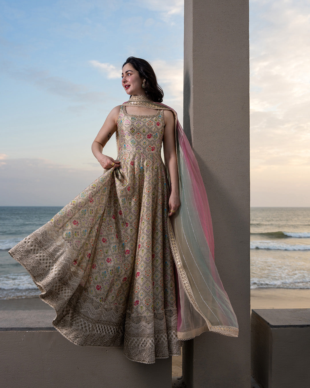 Faiza Saqlain | Reina Luxe | Naavah - Formal Dress - available at Maria Faisal in UK and USA.