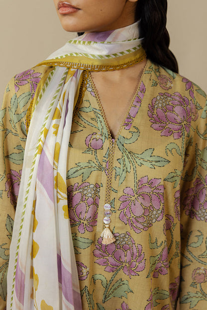 Zara Shahjahan | Coco Prints 26 | Mireya-5B - Casual Dress - available at Maria Faisal in UK and USA.