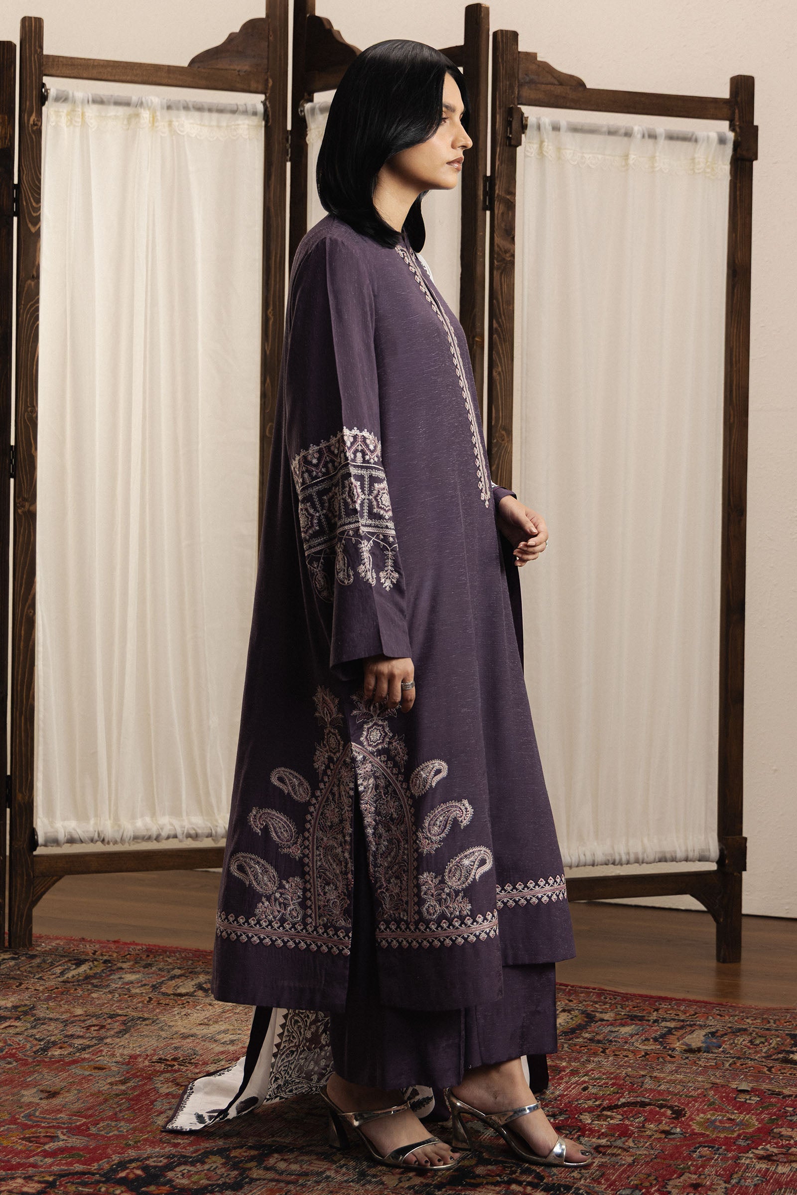 ZaraShahJahan | SS26 | Lehja - Festive Dress - available at Maria Faisal in UK and USA