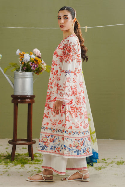 Zara Shahjahan | Coco Prints 26 | Elvo-4A - Casual Dress - available at Maria Faisal in UK and USA.
