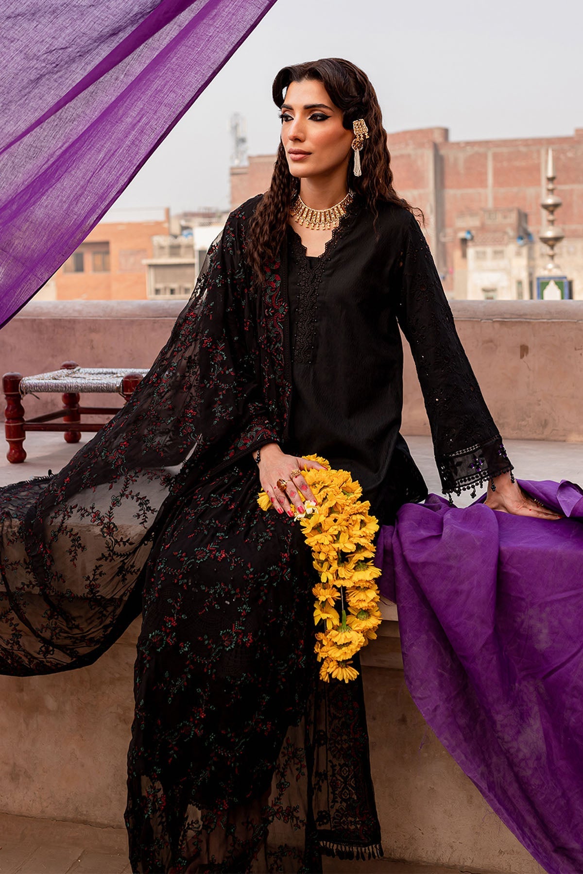 Nureh | Lawn Jacquard | NS-80 - Ladies Clothes 