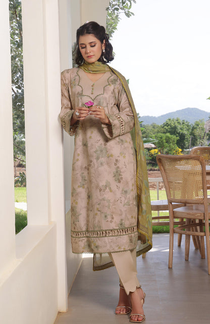 Alzohaib | Digital Printed Cambric | Colors Digital Cambric 3 Piece-CDC-25-03 - Ladies Clothes - Maria Faisal
