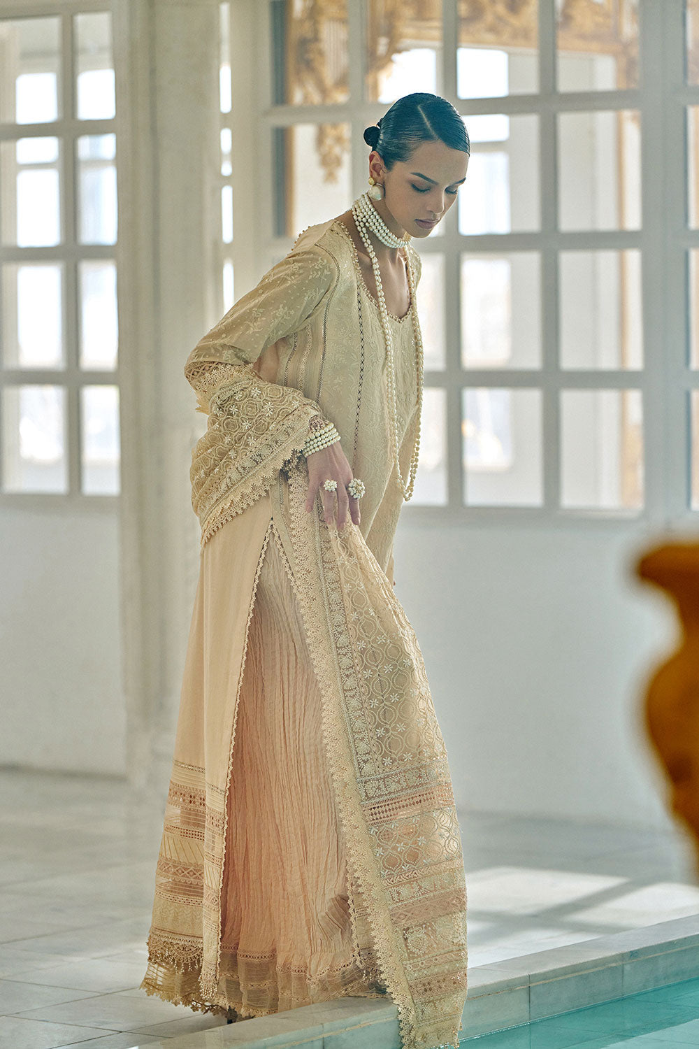 Sobia Nazir | Luxury Lawn Eid 26 | 3A - Luxury Dress - available at Maria Faisal in UK and USA.