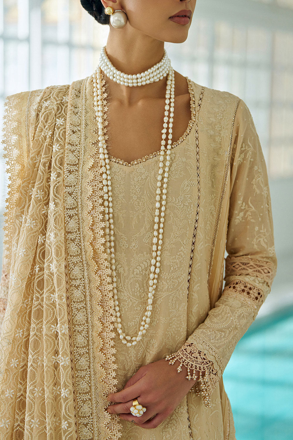 Sobia Nazir | Luxury Lawn Eid 26 | 3A - Luxury Dress - available at Maria Faisal in UK and USA.