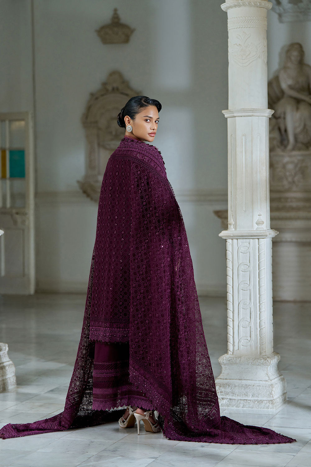 Sobia Nazir | Luxury Lawn Eid 26 | 3B - Luxury Dress - available at Maria Faisal in UK and USA.