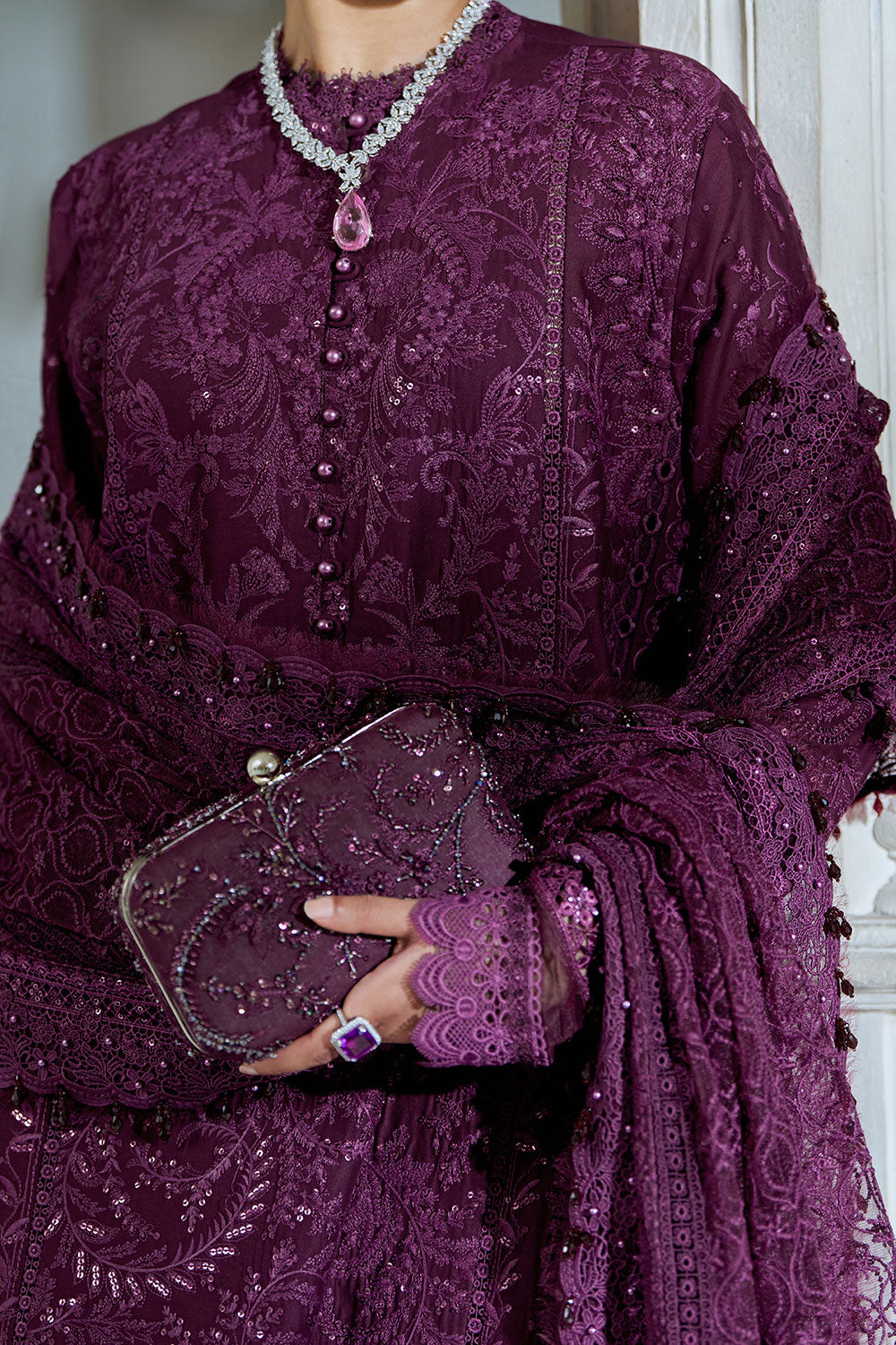 Sobia Nazir | Luxury Lawn Eid 26 | 3B - Luxury Dress - available at Maria Faisal in UK and USA.