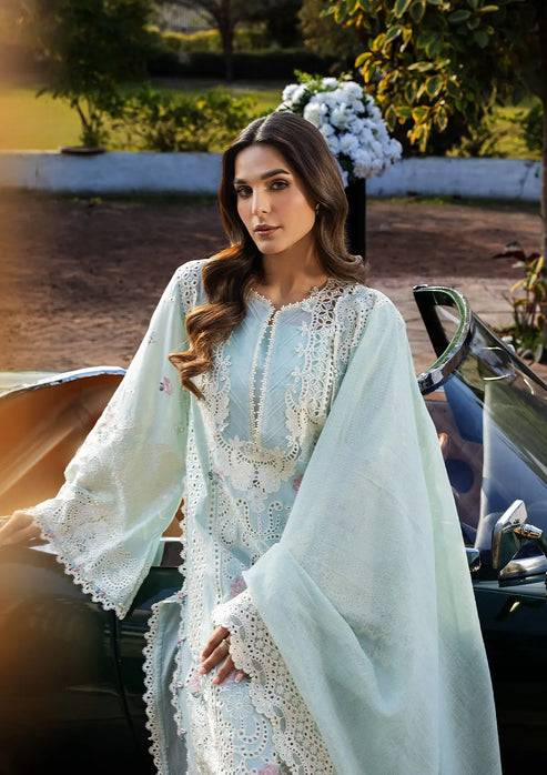 Kahf Premium | Luxury Lawn 25 | KLR-2B Garnet by Maria Faisal - Registered Vendor of : Kahf Premium - type : Ladies Clothes - 100% original wedding dresses