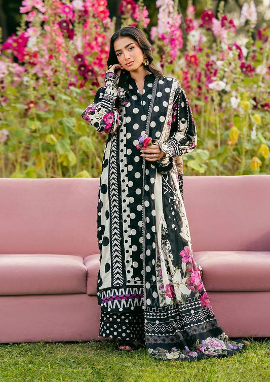 Elaf Premium | Prints 25 | EPS-2B MYSTIC NOIR by Maria Faisal - Registered Vendor of : Elaf Premium - type : Ladies Clothes - 100% original wedding dresses