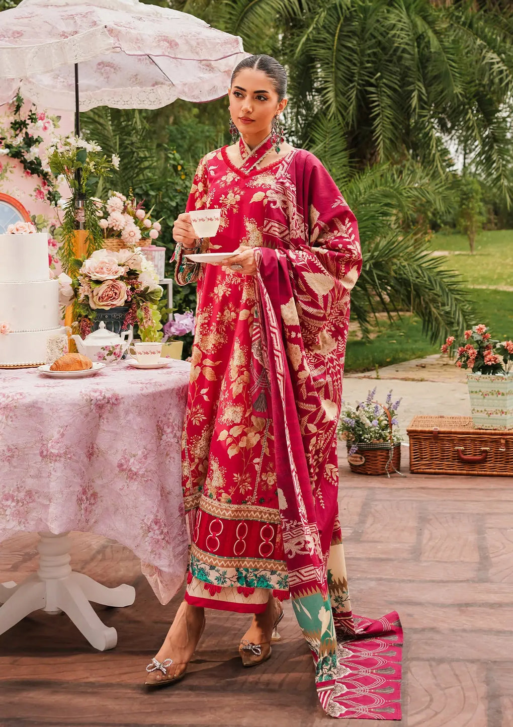 Elaf Premium | Printed Collection 24 | EEP-04A - Flores de Amor - Waniyas
