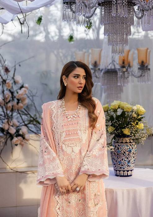 Kahf Premium | Luxury Lawn 25 | KLR-2A Olivia by Maria Faisal - Registered Vendor of : Kahf Premium - type : Ladies Clothes - 100% original wedding dresses