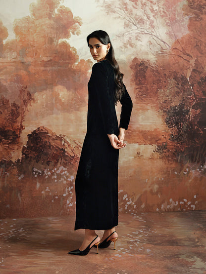 Caia | Basics 26 | LOOK 7 - Luxury Dress - available at Maria Faisal in UK and USA.