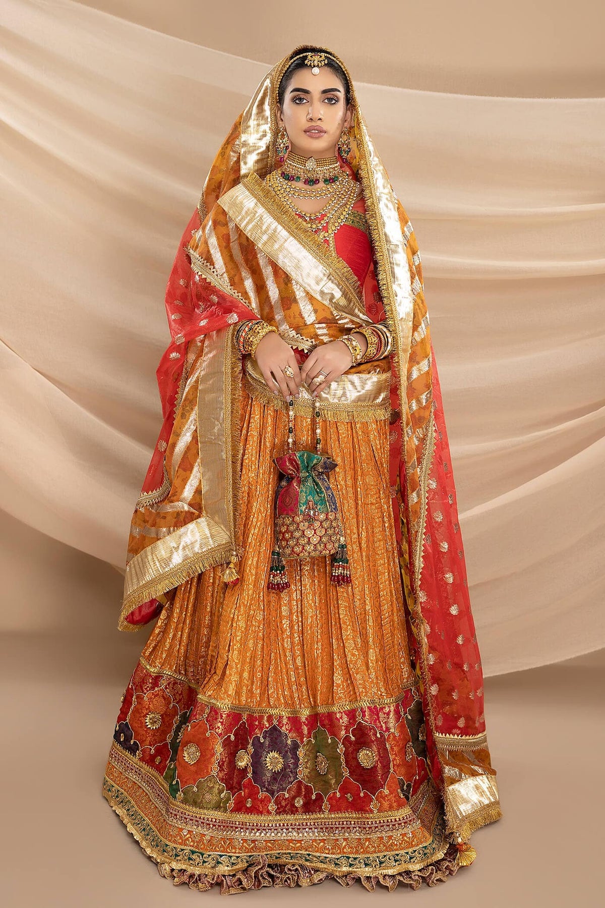 Nilofer Shahid | Shama e Mehfil | Raqs e Ishq - Bridal Dress - available at Maria Faisal in UK and USA.
