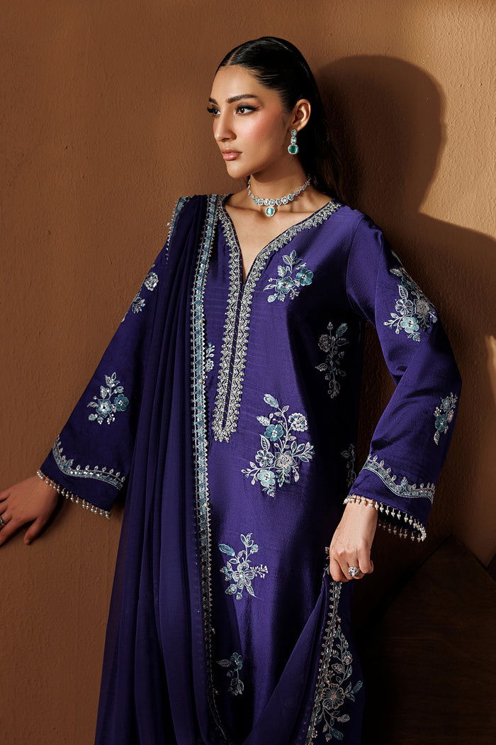 Baroque  | Luxury Pret 26 | PR-1284 - Luxury Dress - available at Maria Faisal in UK and USA.