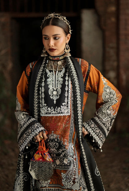 AJR Couture | Sard Sham | Mahrukh - Casual Dress - available at Maria Faisal in UK and USA.