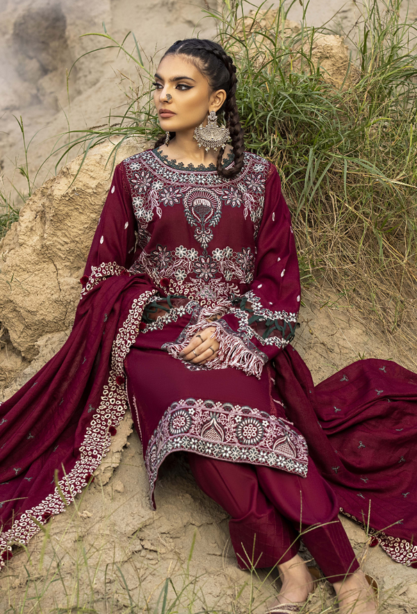 Humdum I Sierra Wool I Sierra-D05 - Ladies Clothes - Maria Faisal