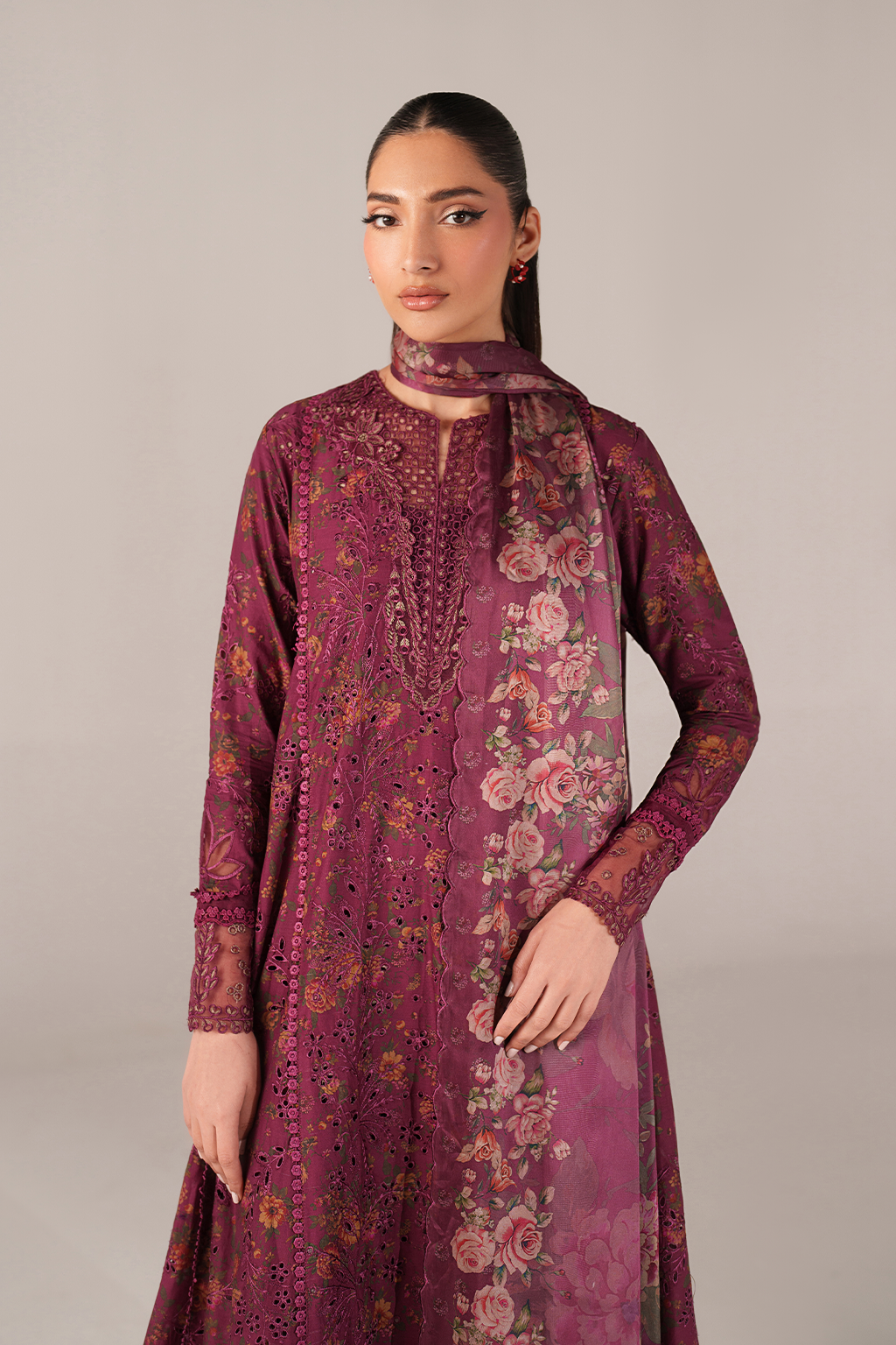 Iznik | Spring/Summer Lawn 26 | SS-0 - Luxury Dress - available at Maria Faisal in UK and USA.