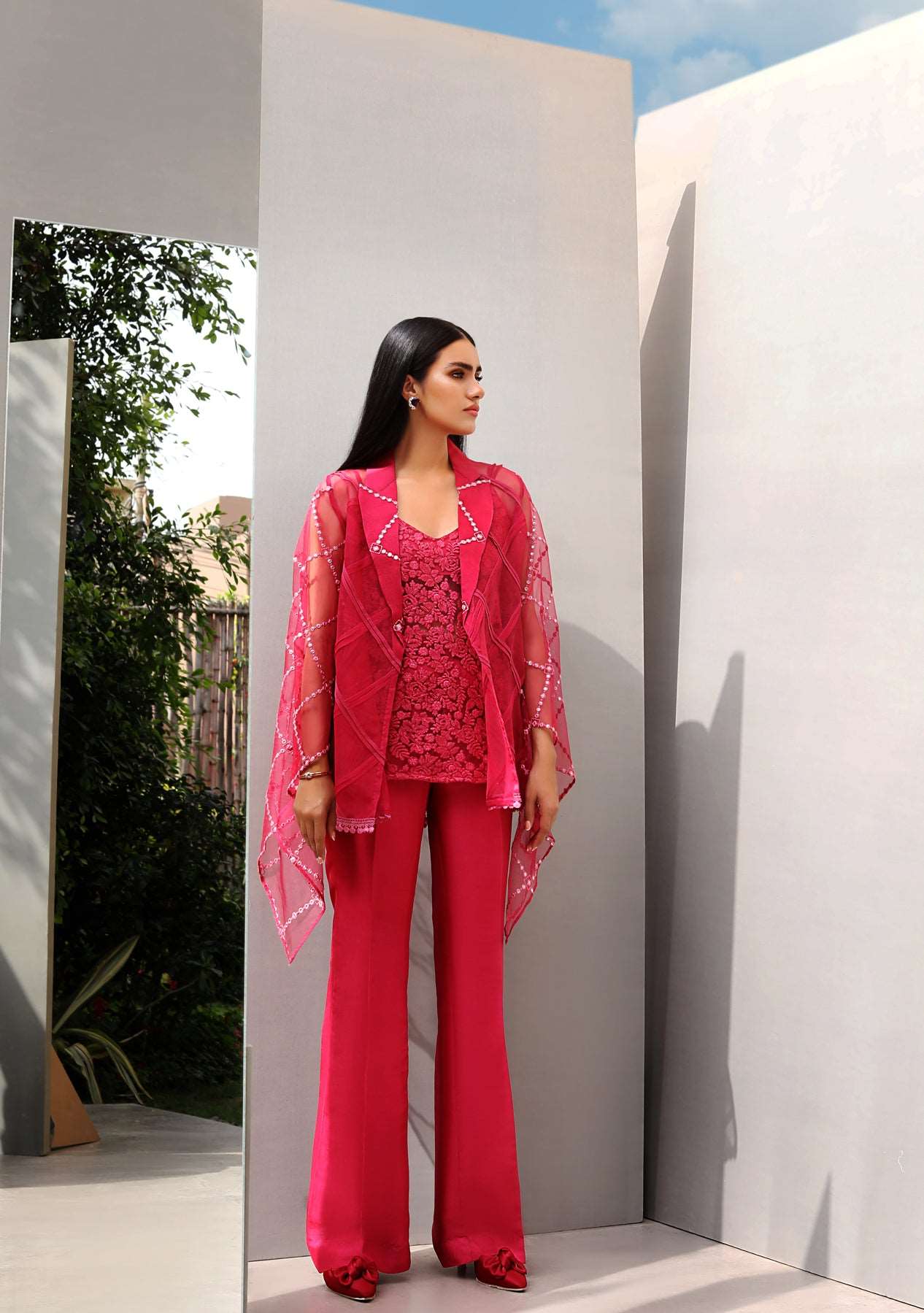 Layla Chatoor | Pret A Porter | LC-08 - Luxury Dress - available at Maria Faisal in UK and USA.