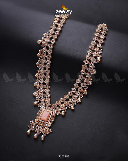 Burro's-Tail Long Malla Necklace - Mala Necklace 
