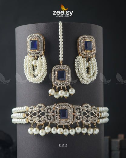 Marasim Choker Necklace - Necklace Sets 