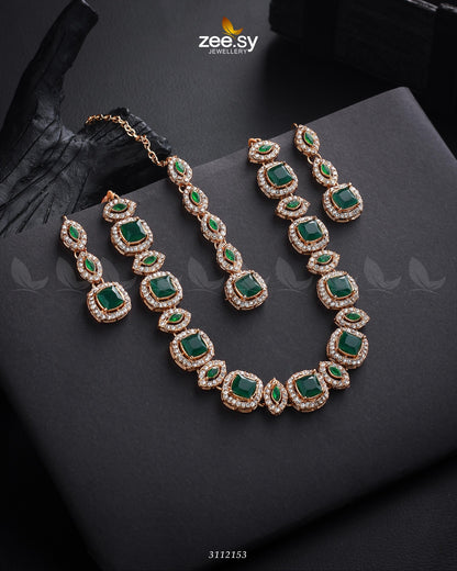 Scabiosa Necklace Set - Necklace Sets 