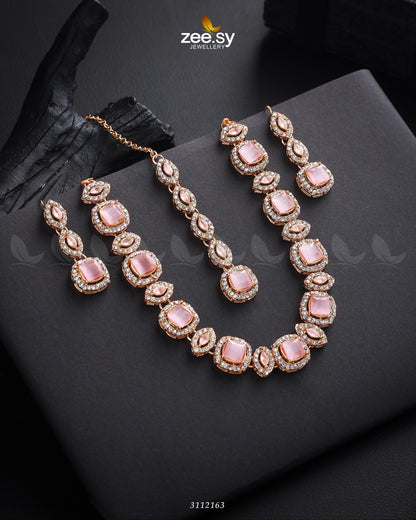 Scabiosa Necklace Set - Necklace Sets 