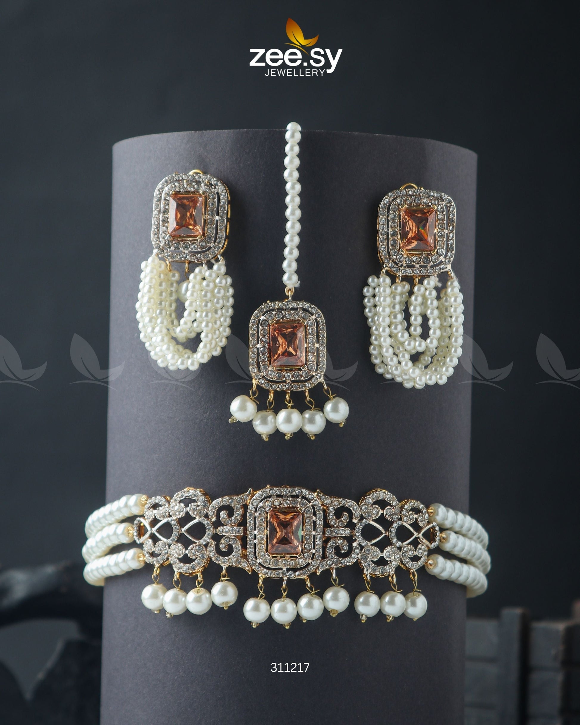 Marasim Choker Necklace - Necklace Sets 