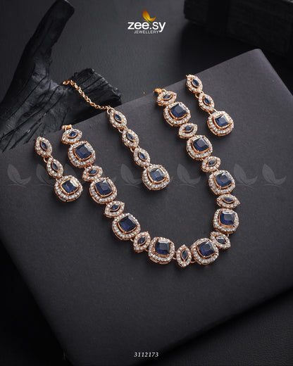 Scabiosa Necklace Set - Necklace Sets 