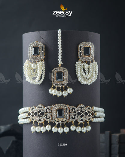 Marasim Choker Necklace - Necklace Sets 