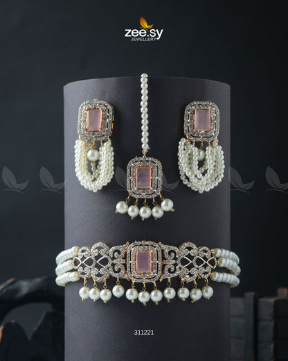 Marasim Choker Necklace - Necklace Sets 