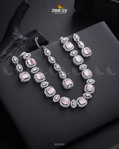 Scabiosa Necklace Set - Necklace Sets 