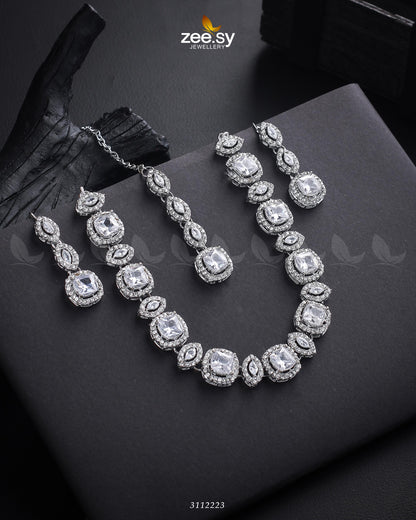 Scabiosa Necklace Set - Necklace Sets 