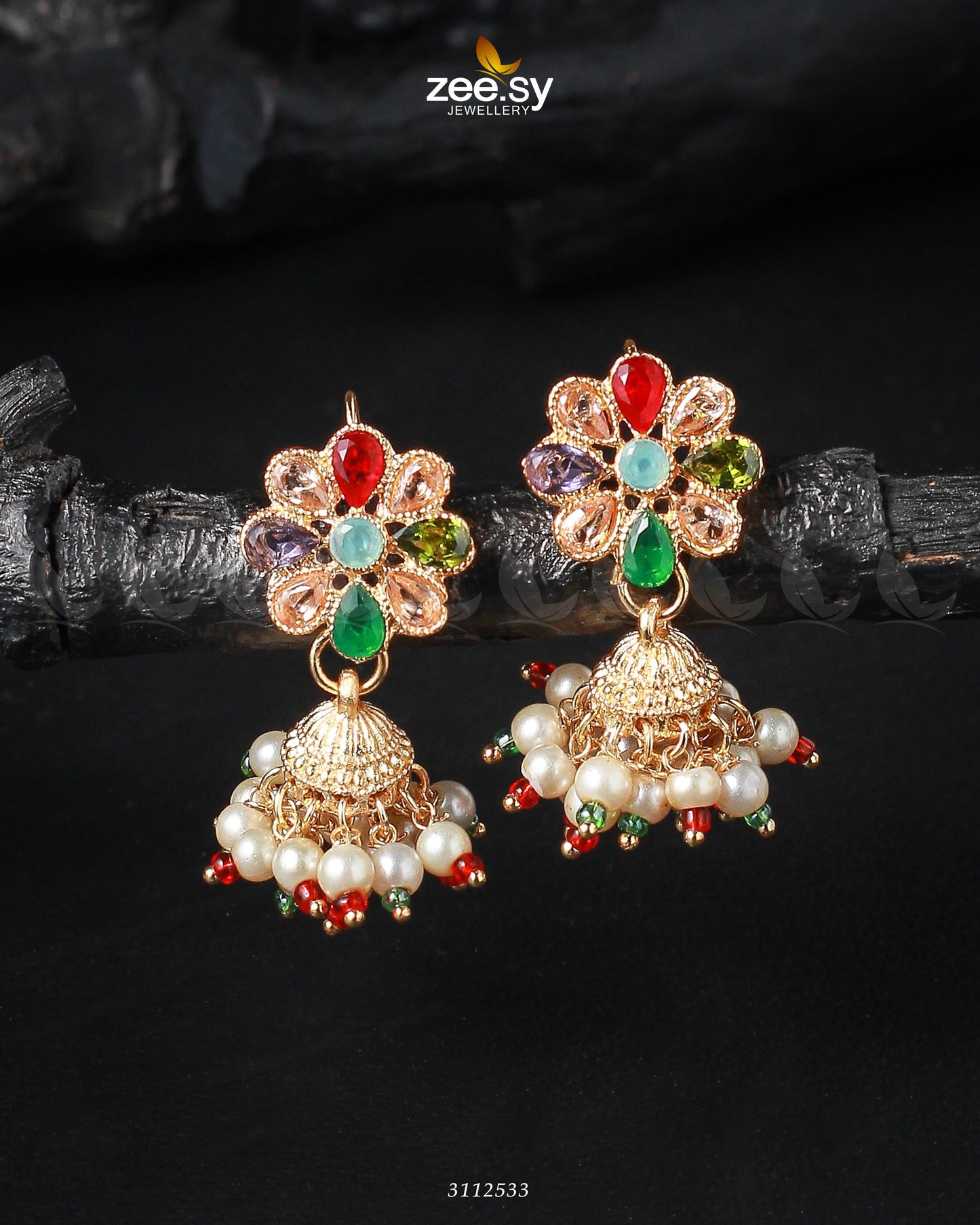 Atiqa Earrings - Earrings 