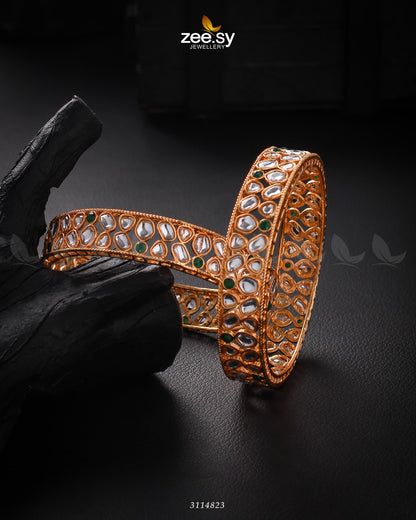 Saffron Bangles - Bangles 