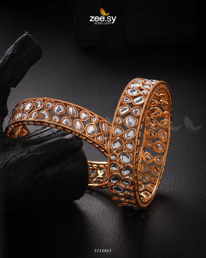 Saffron Bangles - Bangles 