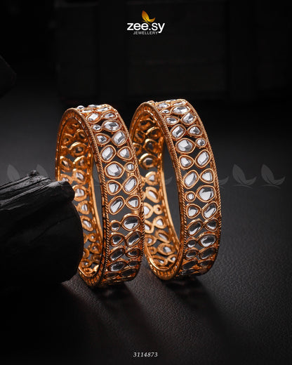 Saffron Bangles - Bangles 
