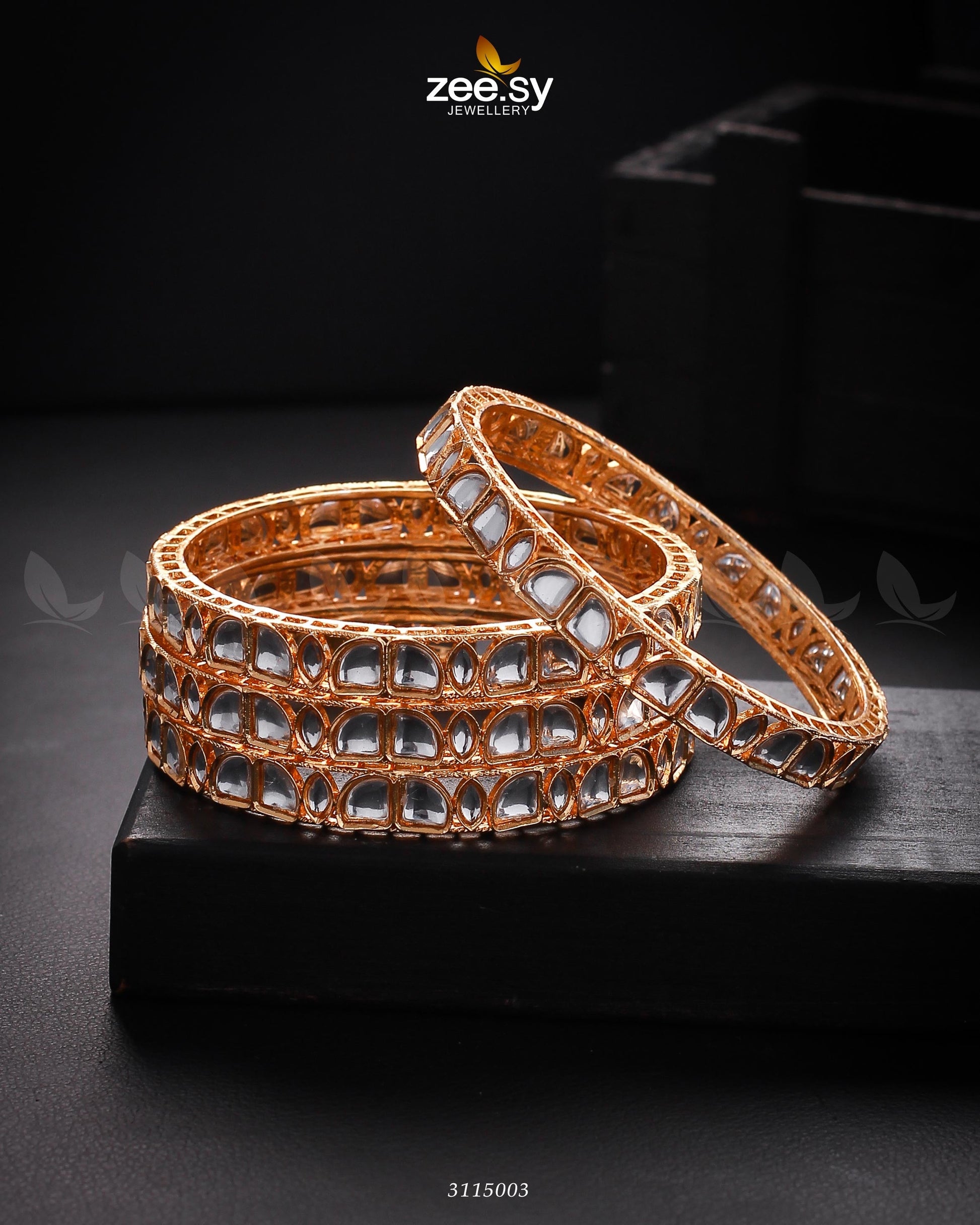Kavya Bangles - Designer Dress with Intricate embroidery and embellishments. Shop elegent wedding dress at Maria Faisal.