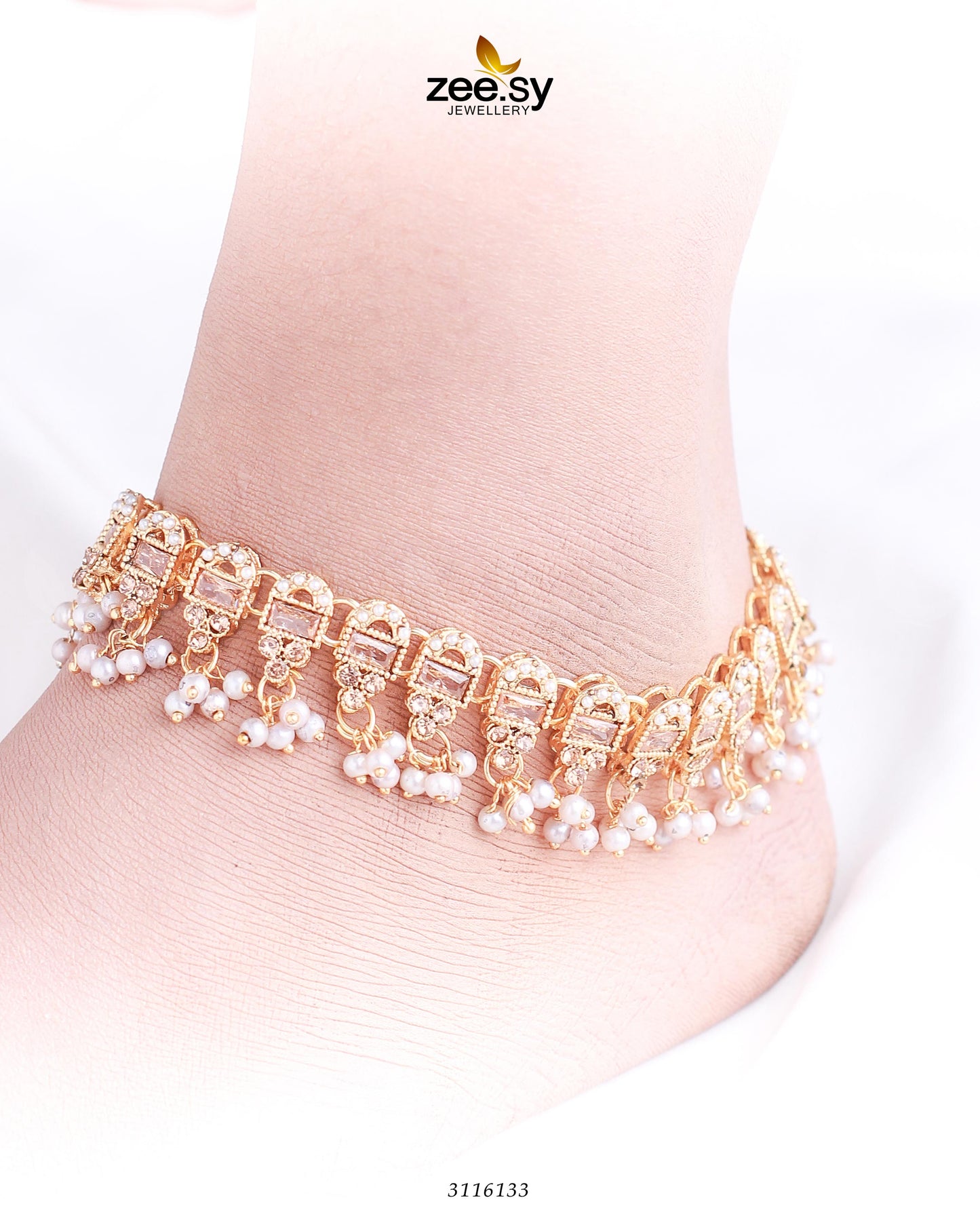 Rutilated Anklet - Anklets 