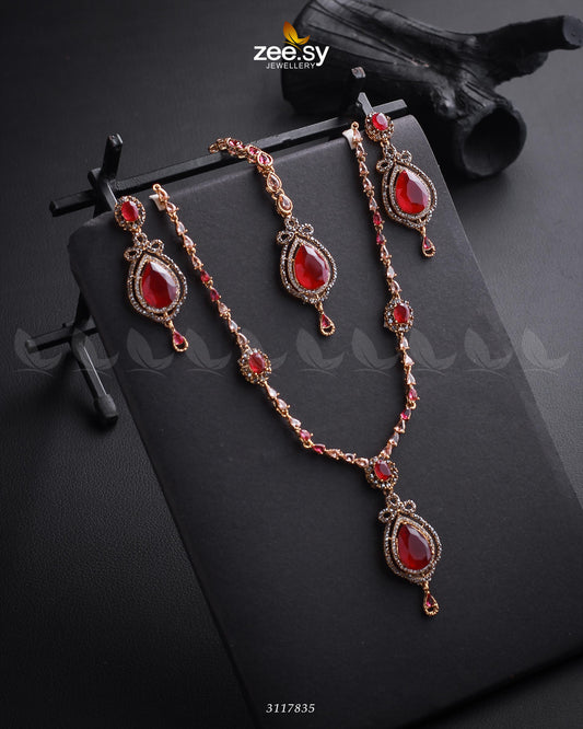 Syra Yousuf Necklace Set - Necklace Sets 