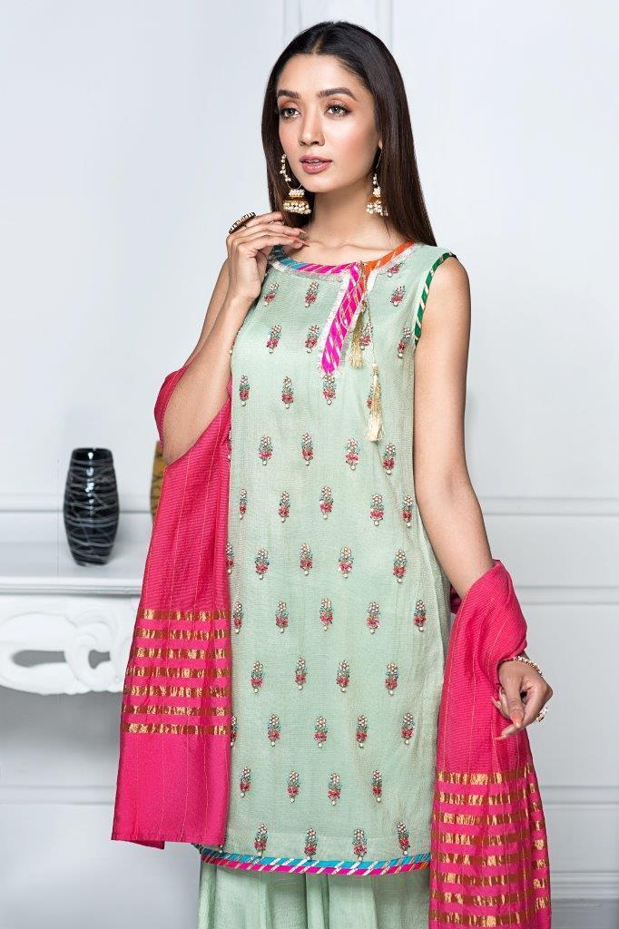 Hana | Eclectic Ready to Wear | Pistacia by Maria Faisal - Registered Vendor of : Hana - type : Ladies Clothes - 100% original wedding dresses