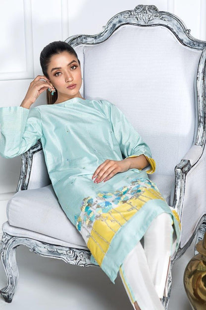 Hana | Eclectic Ready to Wear | Blue Lagoon by Maria Faisal - Registered Vendor of : Hana - type : Ladies Clothes - 100% original wedding dresses