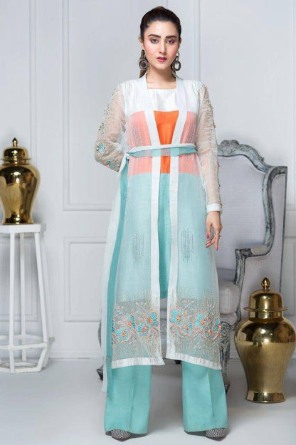 Hana | Eclectic Ready to Wear | Aqua Marine by Maria Faisal - Registered Vendor of : Hana - type : Ladies Clothes - 100% original wedding dresses